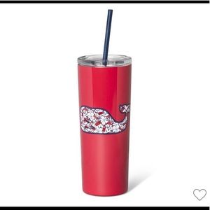 Red Vineyard Vines x Target Tumbler